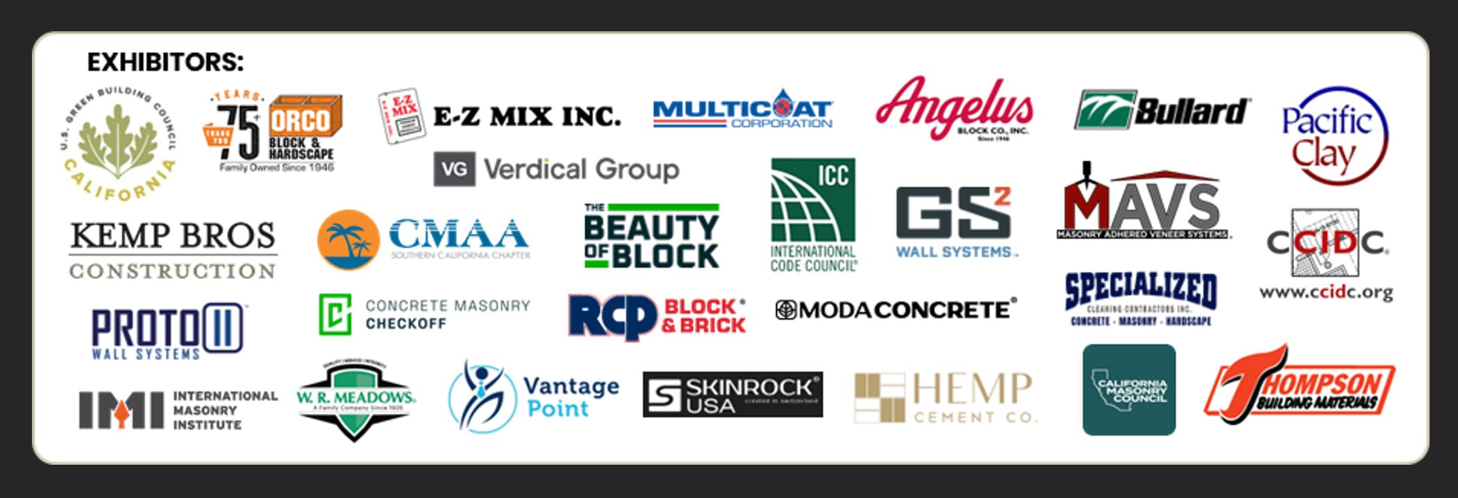 Exhibitors - CMSE 2026